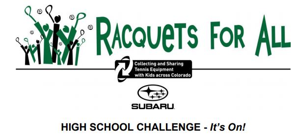 Racquets for All High School Challenge is On!